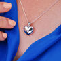 Personalised Sterling Silver Sparkle Heart Locket, thumbnail 1 of 8