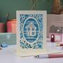 New Home Papercut Card, thumbnail 5 of 6