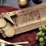 Personalised Acacia Serving And Chopping Board | Engraved, thumbnail 4 of 8