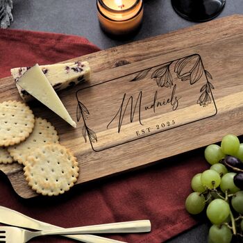 Personalised Acacia Serving And Chopping Board | Engraved, 4 of 8