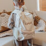 Personalised Kids Mini Cream Backpack, thumbnail 1 of 6