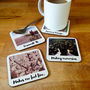 Personalised Retro Style Drinks Coasters, thumbnail 4 of 6