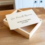 Personalised Our Favourite Memories Photo Box With Sliding Lid, thumbnail 4 of 4