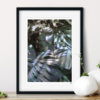 Monstera Botanical Floral Fine Art Giclée Print | Lumin | A4, A3, A2, A1, 2 of 3