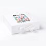 Baby’s First Christmas White Gloss Printed Christmas Eve Box, thumbnail 2 of 5