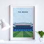 Contemporary Chelsea Football Poster Gift: The Bridge, thumbnail 1 of 6