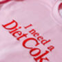 I Need A Diet Coke Embroidered Crewneck Sweatshirt, thumbnail 4 of 5