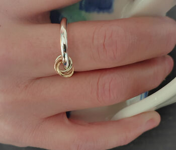 Wide Eternity Knot Ring, 5 of 5