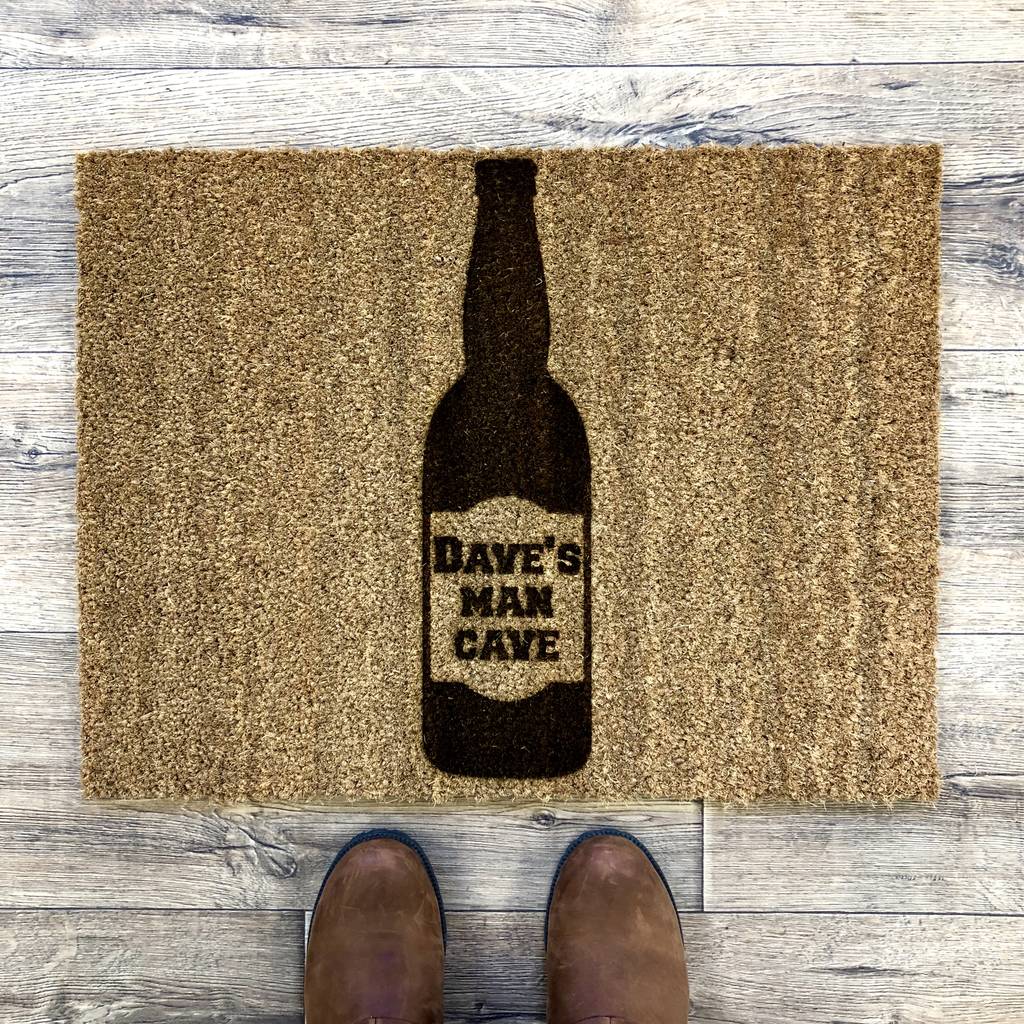 Beer Bottle Man Cave Doormat By Laser Made Designs
