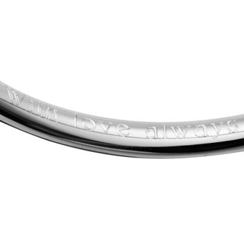 Sterling Silver Classic Bangle, 5 of 9