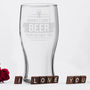 Can't Beer To Be Without You Personalised Pint Glass, thumbnail 3 of 3