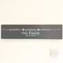Our Family Personalised Wooden Sign, thumbnail 1 of 3