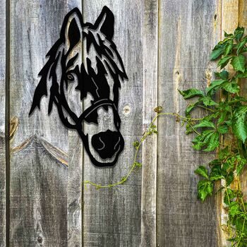 Rusty Outdoor Decor Metal Horse Equestrian Art, 4 of 10