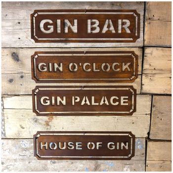 Home And Garden Bar Signs , Choice Of Designs, 6 of 10