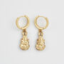 Fable X Peter Rabbit Reading Charm Huggie Earrings, thumbnail 3 of 7