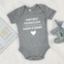 Our First Fathers Day Personalised Babygrow, thumbnail 6 of 9
