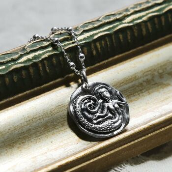Sterling Silver Siren Necklace, 6 of 11