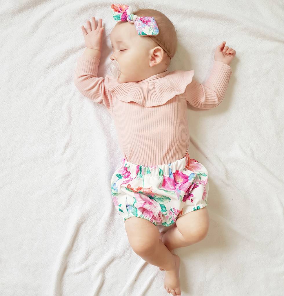 Floral Baby Girl Bloomers By LittleLily
