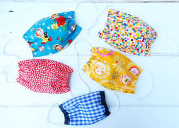 Cotton Face Mask Kids To Adult Three Sizes, 3 of 12