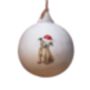 Staffordshire Bull Terrier Brown Ceramic Bauble, thumbnail 2 of 2