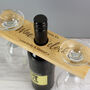 Personalised Wine O'clock Wine Glass And Bottle Holder, thumbnail 2 of 5