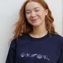 Shell Embroidered Sweater, thumbnail 1 of 5
