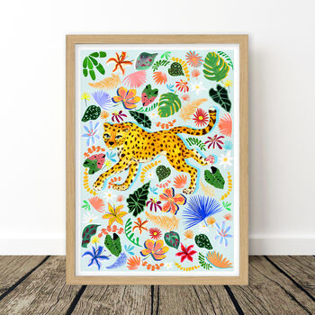 Leopard Nursery Art Print, 6 of 9