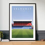 Crystal Palace Selhurst From The Centre Circle Poster, thumbnail 3 of 7