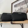 Personalised Mens Saffiano Leather Toiletry Bag, thumbnail 1 of 8