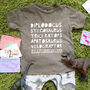 Personalised Child's Favourite Dinosaur T Shirt, thumbnail 1 of 2
