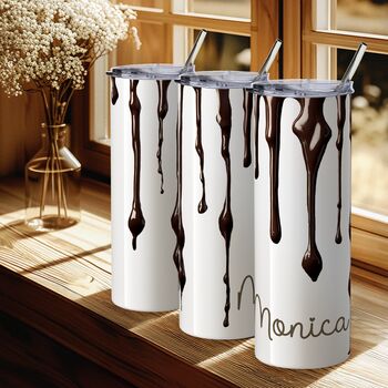 Chocolate Lovers Insulated Travel Cup – Personalised Gift, 2 of 6
