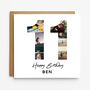 Personalised 11th Birthday Photo Collage Card, thumbnail 1 of 8