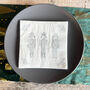 Elegant Silver Nutcracker Christmas Paper Napkins 20 Pack, thumbnail 7 of 7