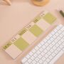Keyboard Weekly Planner Pad | Matcha, thumbnail 6 of 8