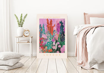 Flower Market London Art Print, 3 of 3