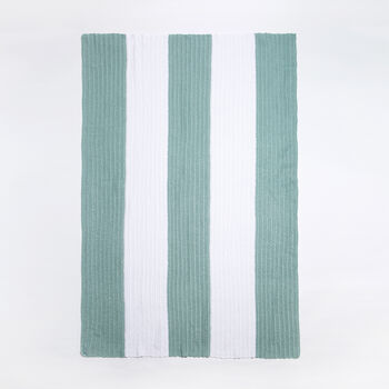 Cotton Striped Blanket Beginner Crochet Kit, 4 of 9