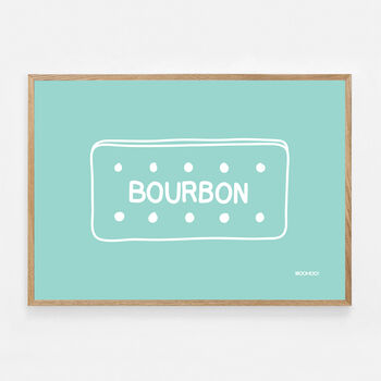 Bourbon Biscuit Print Four Colour Options, 3 of 10