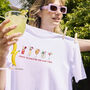 Cocktails Embroidered Tshirt, thumbnail 1 of 8