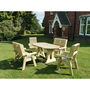 Ergo Six Seat Chairs, Benches And Table Set, thumbnail 4 of 4