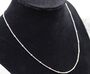 925 Silver Bead Chain Necklace, thumbnail 1 of 4