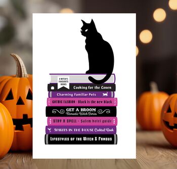 All Booked Up For Halloween Funny Book Lovers Card, 7 of 7