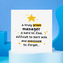 'Truly Great Manager' Thank You Card, thumbnail 1 of 2