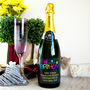 Luxury Champagne With Personalised Black Birthday Label, thumbnail 4 of 7