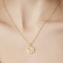Cancer Star Sign Necklace In Silver Or Gold Vermeil, thumbnail 3 of 7