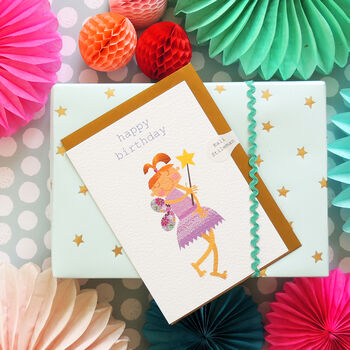 Fairy Happy Birthday Card, 4 of 4