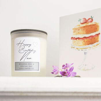 Personalised Happy Birthday Scented Candle, 5 of 12
