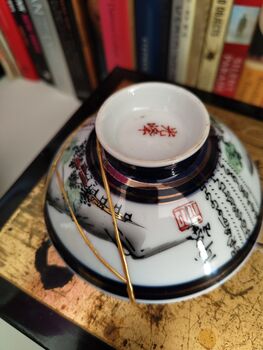 Japanese Kintsugi Repaired Rice Bowl, 2 of 4