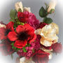 Faux Bouquet Warm Reds Bouquet, thumbnail 2 of 3
