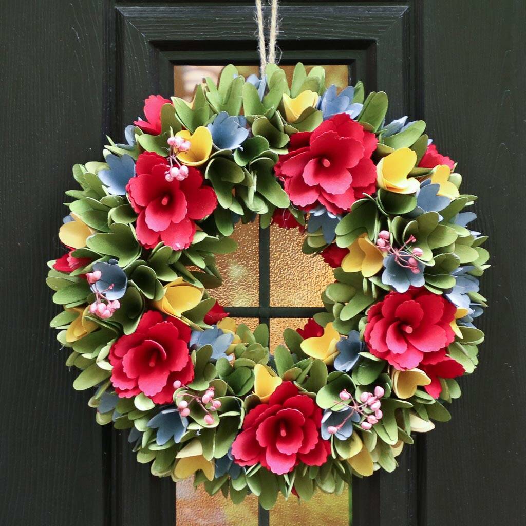 Fleur De Lys Front Door Wreath Hanger By Dibor | notonthehighstreet.com