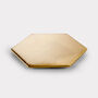 Brass Gold, Silver And Black Drinks Coaster, thumbnail 4 of 9